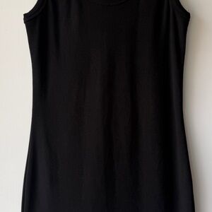 Fashion Nova Black Ribbed Dress